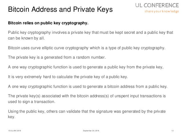 Ul Conference An Introduction To Bitcoin And The Blockchain - 